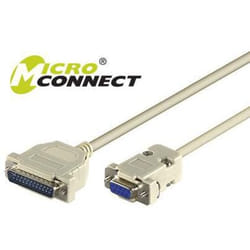 Microconnect IBM029 câble Série Gris 3 m DB-9 DB-25