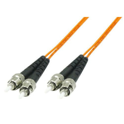 Microconnect ST/PC-ST/PC, 2M câble de fibre optique OM1 Orange