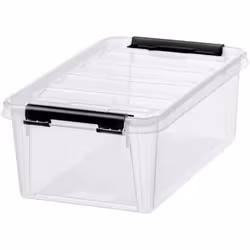 Orthex Group SmartStore Classic 5, Boîte de rangement, Noir, Transparent, Rectangulaire, Polypropylène (PP), Monochromatique, ...