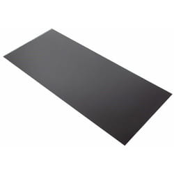 Plaque decor noir poli pour porte pour refrigerateur Dometic