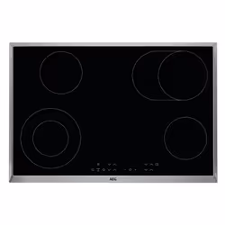 AEG HK834060XB, Acier brossé, Intégré, Céramique, Verre-céramique, 4 zone(s), 4 zone(s)