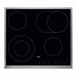AEG HK634060XB, Noir, Intégré, Céramique, Vitrocéramique, 4 zone(s), 4 zone(s)
