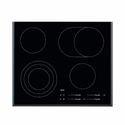 AEG HK654070FB, Noir, Intégré, Céramique, Vitrocéramique, 4 zone(s), 4 zone(s)