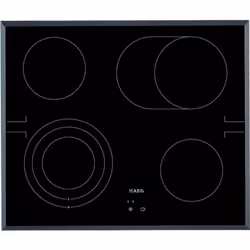 AEG HE604070FB, Noir, Intégré, Plaque avec zone à induction, Verre, 4 zone(s), 4 zone(s)