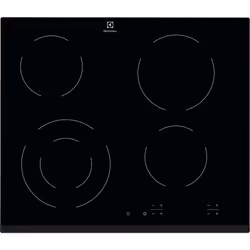 Electrolux EHF6241FOK, Noir, Intégré, 60 cm, Céramique, Verre-céramique, 4 zone(s)