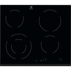 Electrolux EHF6241FOK Noir Intégré 60 cm Céramique 4 zone(s)