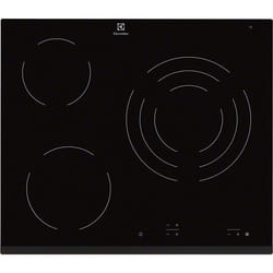 Electrolux EHF6232FOK plaque Noir Intégré 59 cm Plaque avec zone à induction 3 zone(s)
