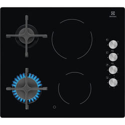Electrolux EGE6172NOK plaque Noir Intégré 60 cm Combi 4 zone(s)