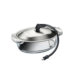 Electrolux S.STEAMKIT pièce et accessoire de four Noir, Acier inoxydable, Transparent Verre, Acier inoxydable Kit de cuisson vapeur