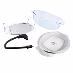 Electrolux S.STEAMKIT pièce et accessoire de four Noir, Acier inoxydable, Transparent Verre, Acier inoxydable Kit de cuisson vapeur