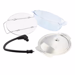 Electrolux S.STEAMKIT pièce et accessoire de four Noir, Acier inoxydable, Transparent Verre, Acier inoxydable Kit de cuisson vapeur - Vue supplémentaire 4