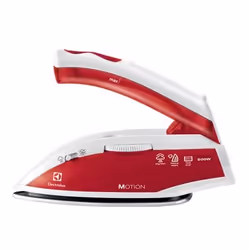Electrolux EDBT800, Fer à repasse à sec, Semelle en acier inoxydable, Rouge, Blanc, 800 W, 220 - 240 V