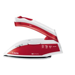AEG DBT800 Fer à repasser à sec ou à vapeur Semelle en acier inoxydable 800 W Rouge, Blanc