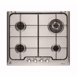 Electrolux PX640UV, Acier inoxydable, Intégré, Gaz, 4 zone(s), 4 zone(s), Droite