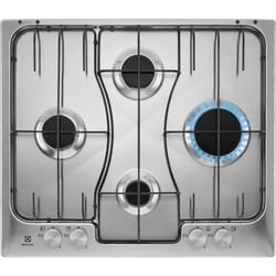Electrolux RGG6242LOX Acier inoxydable Intégré 60 cm Gaz 4 zone(s)