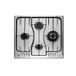 Electrolux RGG6243LOX Noir, Acier inoxydable Intégré Gaz 4 zone(s)