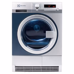 Electrolux TE1120, Pose libre, Charge avant, Condensation, Bleu, Argent, Boutons, Rotatif, Gauche