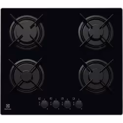 Electrolux EGT6242NVK, Noir, Intégré, Gaz, 4 zone(s), 4 zone(s), Large
