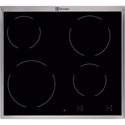 Electrolux EHF16240XK, Noir, Intégré, Céramique, Vitrocéramique, 4 zone(s), 4 zone(s)