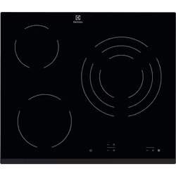 Electrolux EHV6232FOK, Noir, Intégré, Céramique, 3 zone(s), 3 zone(s), Mijotage