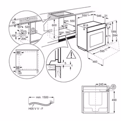 AEG BPE642120M 71 L 3500 W A+ Acier inoxydable - Vue supplémentaire 6
