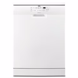 AEG FFB53600ZW, Pose libre, Taille maximum (60 cm), Blanc, Blanc, Rotatif, 13 couverts