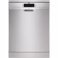 AEG FFB63700PM, Pose libre, Taille maximum (60 cm), Acier inoxydable, Acier inoxydable, Boutons, 1,8 m