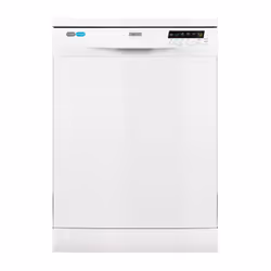 Zanussi ZDF26004WA, Pose libre, Taille maximum (60 cm), Blanc, Blanc, Boutons, Rotatif, 1,5 m