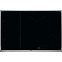 AEG IKE84471XB Noir, Acier inoxydable Intégré Plaque avec zone à induction