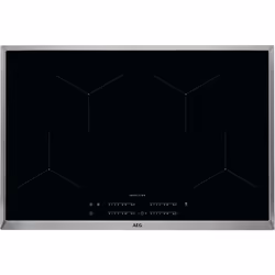 AEG IKB84431XB, Noir, Intégré, Plaque avec zone à induction, 4 zone(s), 4 zone(s), Large