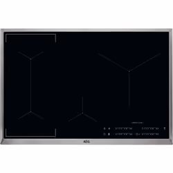 AEG IKE84441XB, Noir, Intégré, Plaque avec zone à induction, 4 zone(s), 4 zone(s), Large