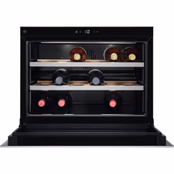 AEG KWE884520M, Refroidisseur de vin thermoélectrique, Intégré, 18 bouteille(s), F, Lumière intérieure, Acier inoxydable