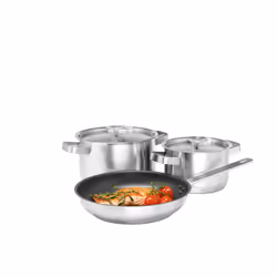Electrolux E3SS, Acier inoxydable, Acier inoxydable, 3 pièce(s)