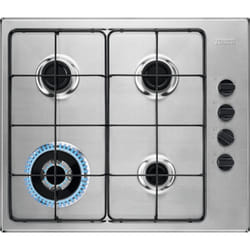Zanussi ZGH62424XA plaque Acier inoxydable Intégré Gaz 4 zone(s)