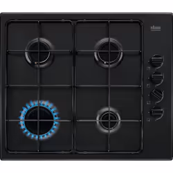 Faure FGH62414BA, Noir, Intégré, Gaz, 4 zone(s), 4 zone(s), Régulier
