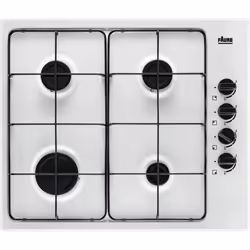 Faure FGH62414WA, Blanc, Intégré, Gaz, Émaillé, 4 zone(s), 4 zone(s)