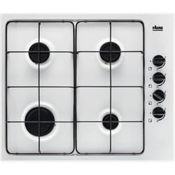 Faure FGH62414WA plaque Blanc Intégré Gaz 4 zone(s)