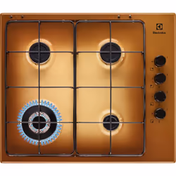 Electrolux EGS6414T, Laiton, Intégré, Gaz, 4 zone(s), 4 zone(s), Régulier