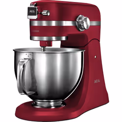 AEG UltraMix KM5520, Robot mixer, Rouge, Batteur, Pétrisseur, Mélange, 1,25 m, 4,8 L, Rotatif