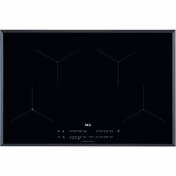 AEG IAE84431FB, Noir, Intégré, Plaque avec zone à induction, 4 zone(s), 4 zone(s), Large