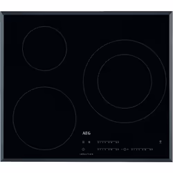 AEG IKB63402FB, Noir, Intégré, Plaque avec zone à induction, 3 zone(s), 3 zone(s), Mijotage