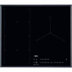 AEG IKE63471FB, Noir, Intégré, Plaque avec zone à induction, 3 zone(s), 3 zone(s), Large