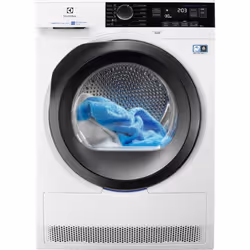Electrolux EW8HL92ST, Pose libre, Charge avant, Pompe à chaleur, Blanc, Rotatif, Tactile, Droite