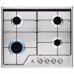 Electrolux KGS6424BX, Acier inoxydable, Intégré, 60 cm, Gaz, Acier inoxydable, 4 zone(s)