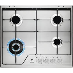 Electrolux KGS6434SX Acier inoxydable Intégré 59 cm Gaz 4 zone(s)