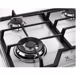Electrolux KGS6436SX plaque Acier inoxydable Intégré Gaz 4 zone(s)