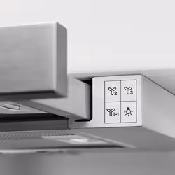 AEG DPB3631S hotte Semi-intégrée (semi-encastrée) Argent 380 m³/h C