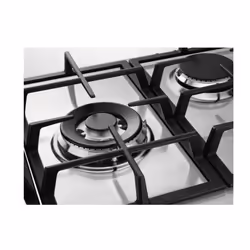 Electrolux KGS7536SX Noir, Acier inoxydable Intégré 75 cm Gaz 5 zone(s)