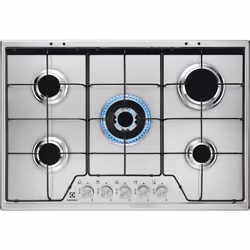 Electrolux KGS7534SX, Acier inoxydable, Intégré, 74 cm, Gaz, Acier inoxydable, 5 zone(s)