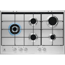 Electrolux KGS7564SX Acier inoxydable Intégré 74 cm Gaz 5 zone(s)